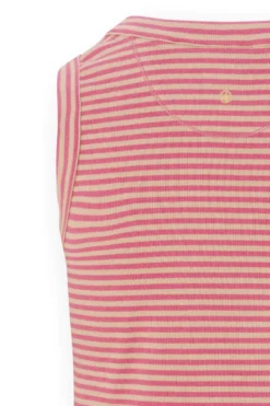 Trinity Ärmellos Top Little Sumo Stripe Rosa