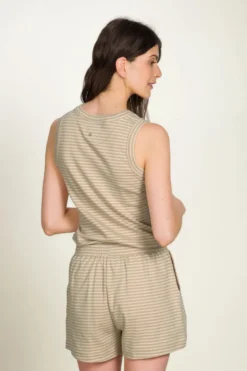 Trinity Ärmellos Top Little Sumo Stripe Sand