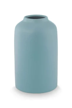 Vase Keramik Matt Blau 30cm