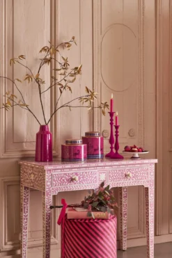 Vase Metall Rosa 28cm