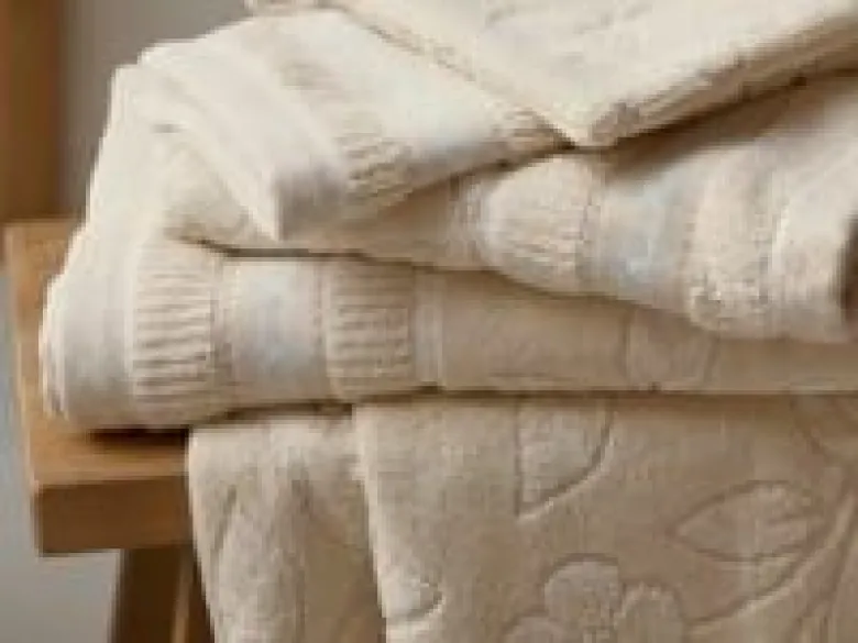 Waschlappen Set/3 Jasmin Jacquard Sand 16x22cm