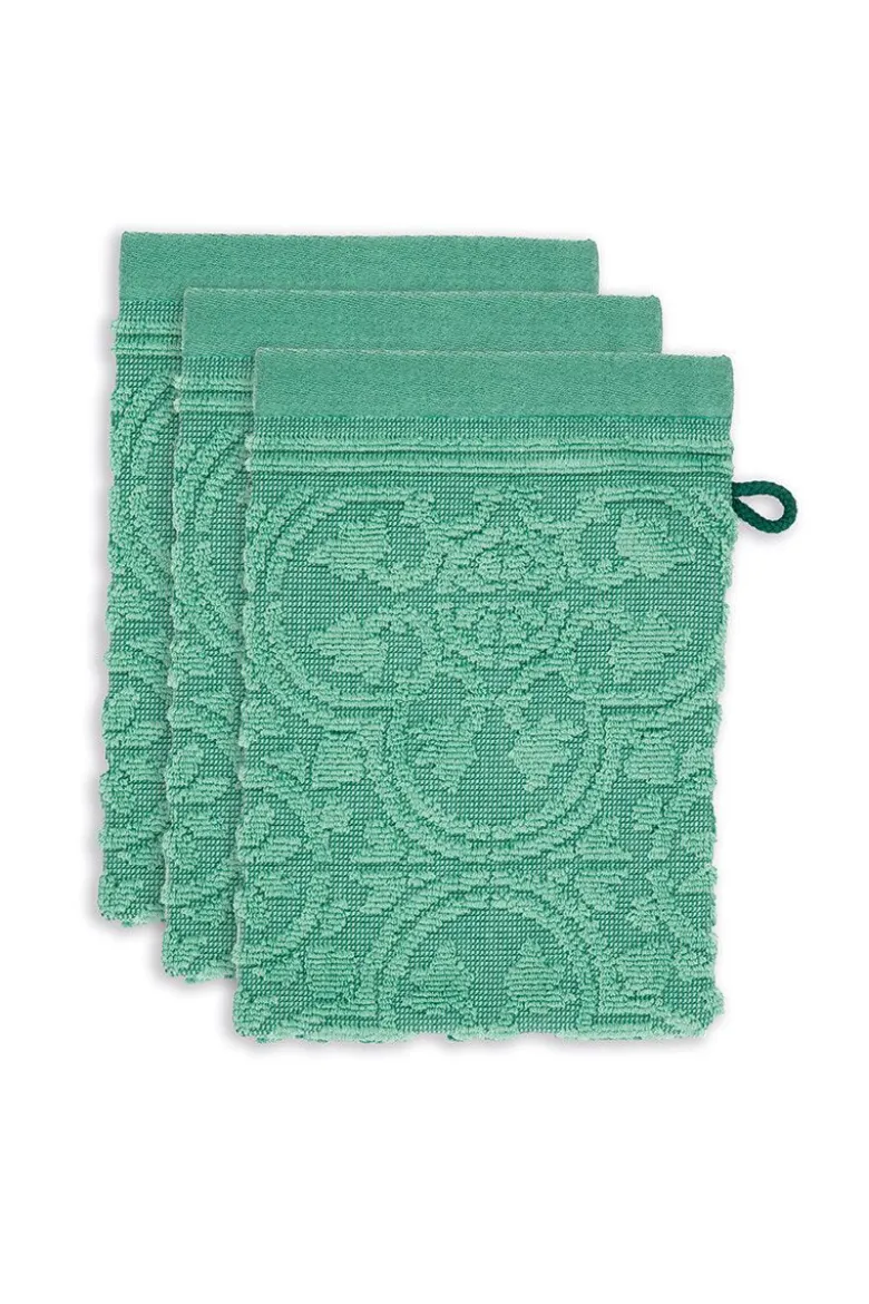 Waschlappen Set/3 Tile de Pip Grün 16x22 cm