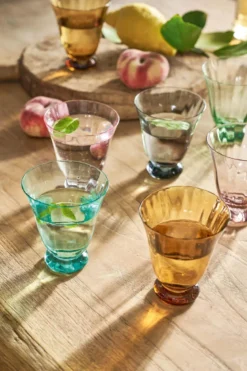 Wasserglas Tulpe Dunkelblau 280ml