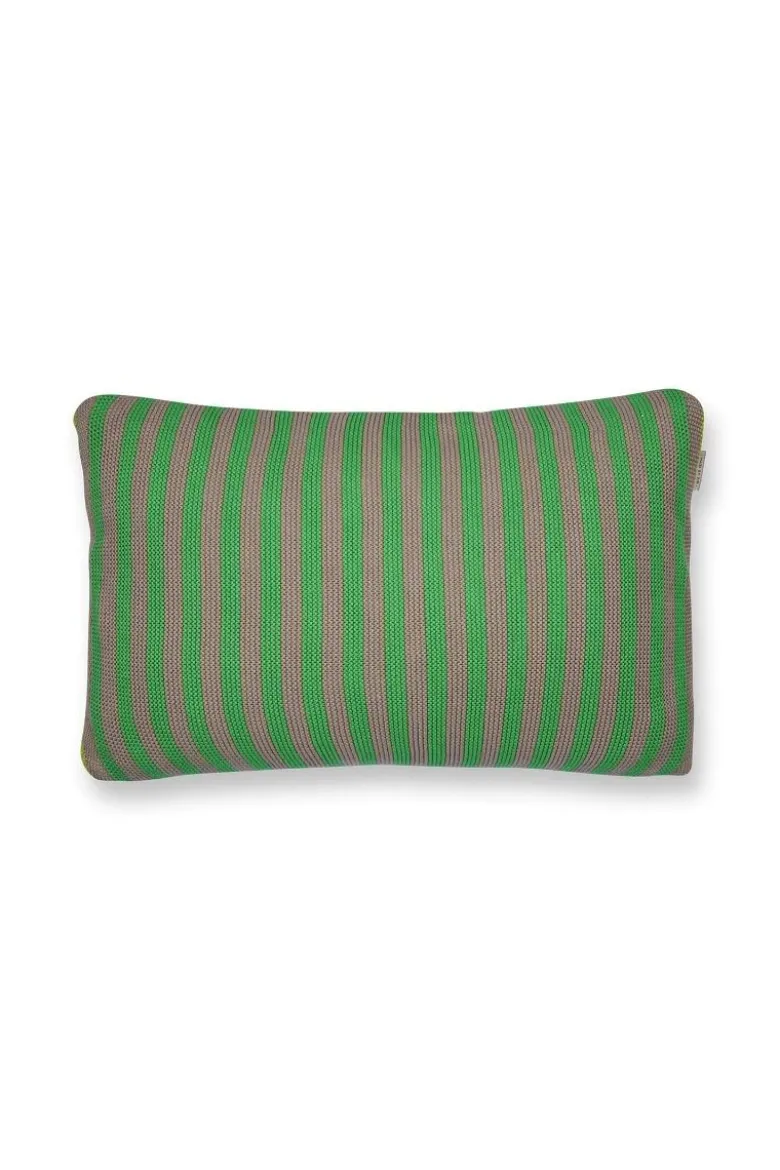 Zierkissen Bonsoir Stripe Grün