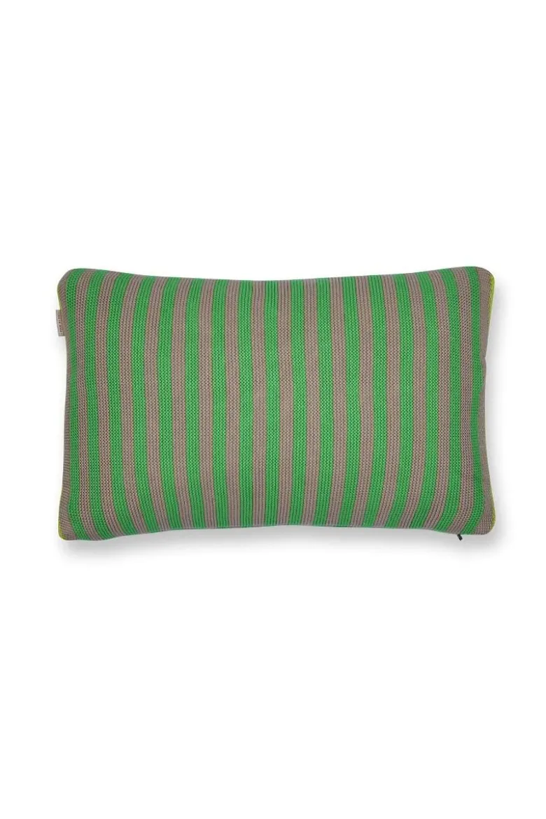 Zierkissen Bonsoir Stripe Grün