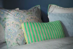 Zierkissen Bonsoir Stripe Grün