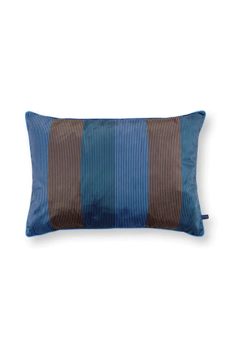 Zierkissen Multi Streifen Blau