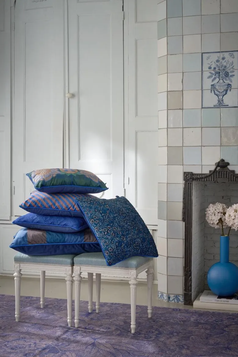 Zierkissen Quilted Daisy Dreams Blau