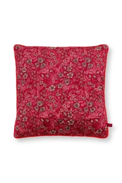 Zierkissen Quilted Daisy Dreams Rot