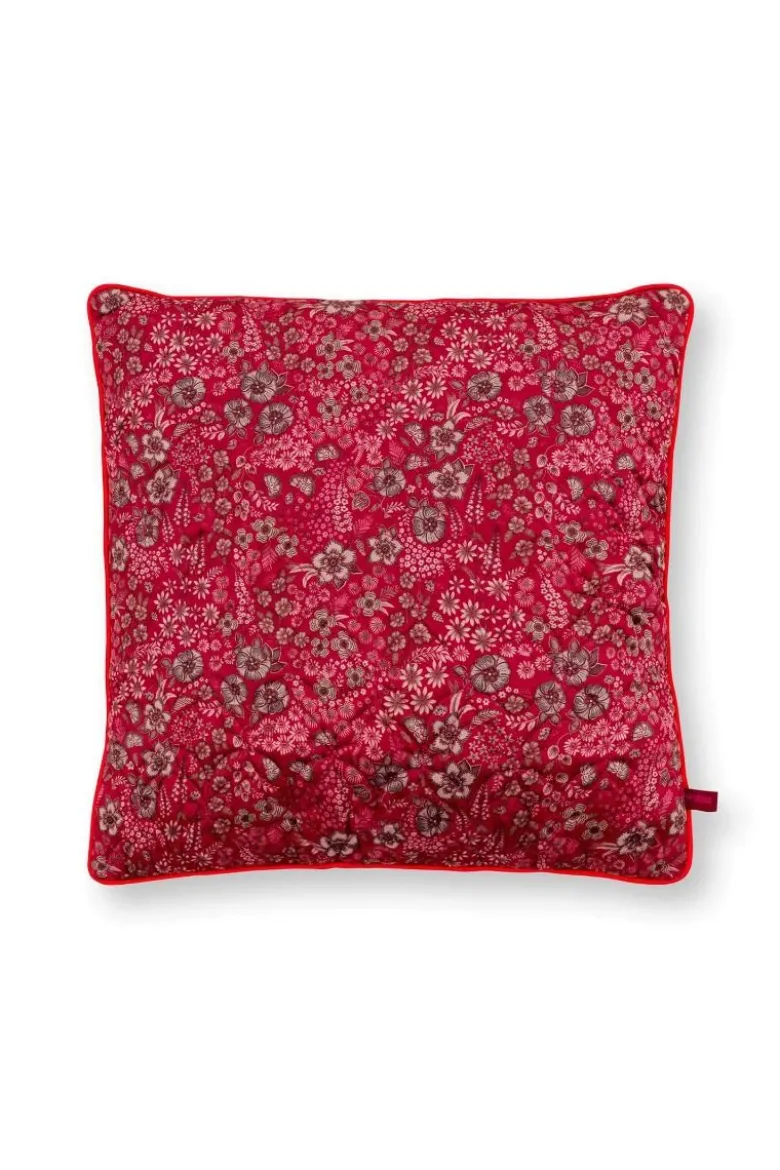 Zierkissen Quilted Daisy Dreams Rot