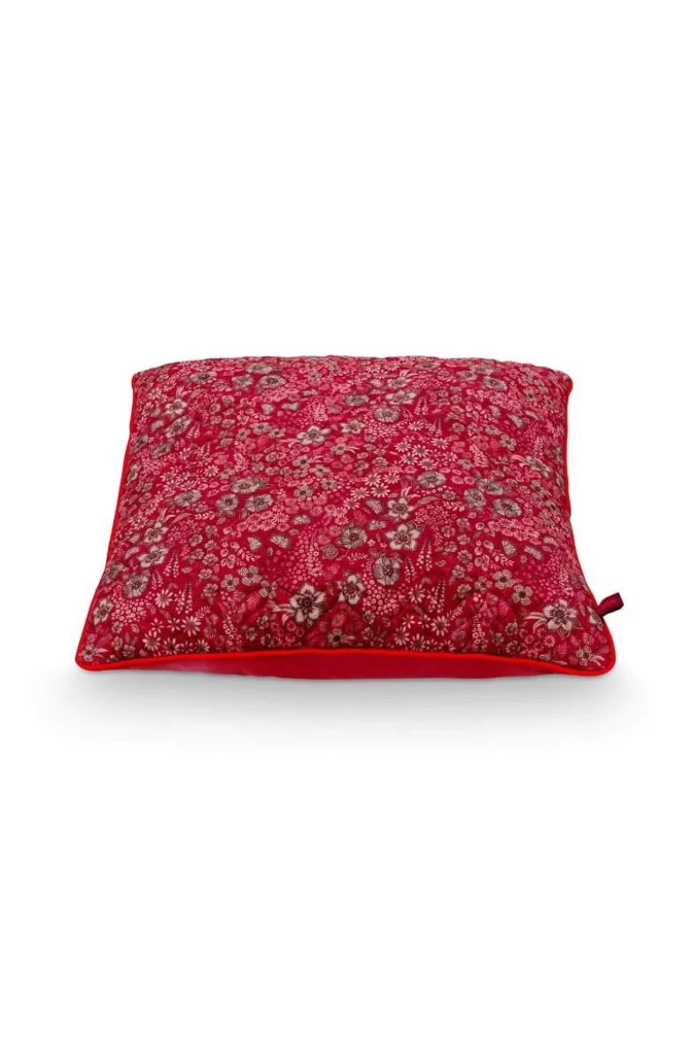 Zierkissen Quilted Daisy Dreams Rot