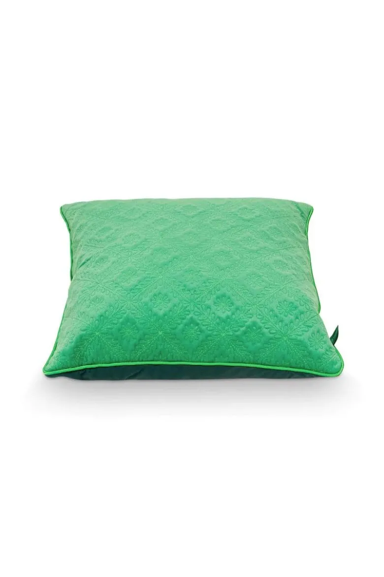 Zierkissen Quilted Daisy Grün