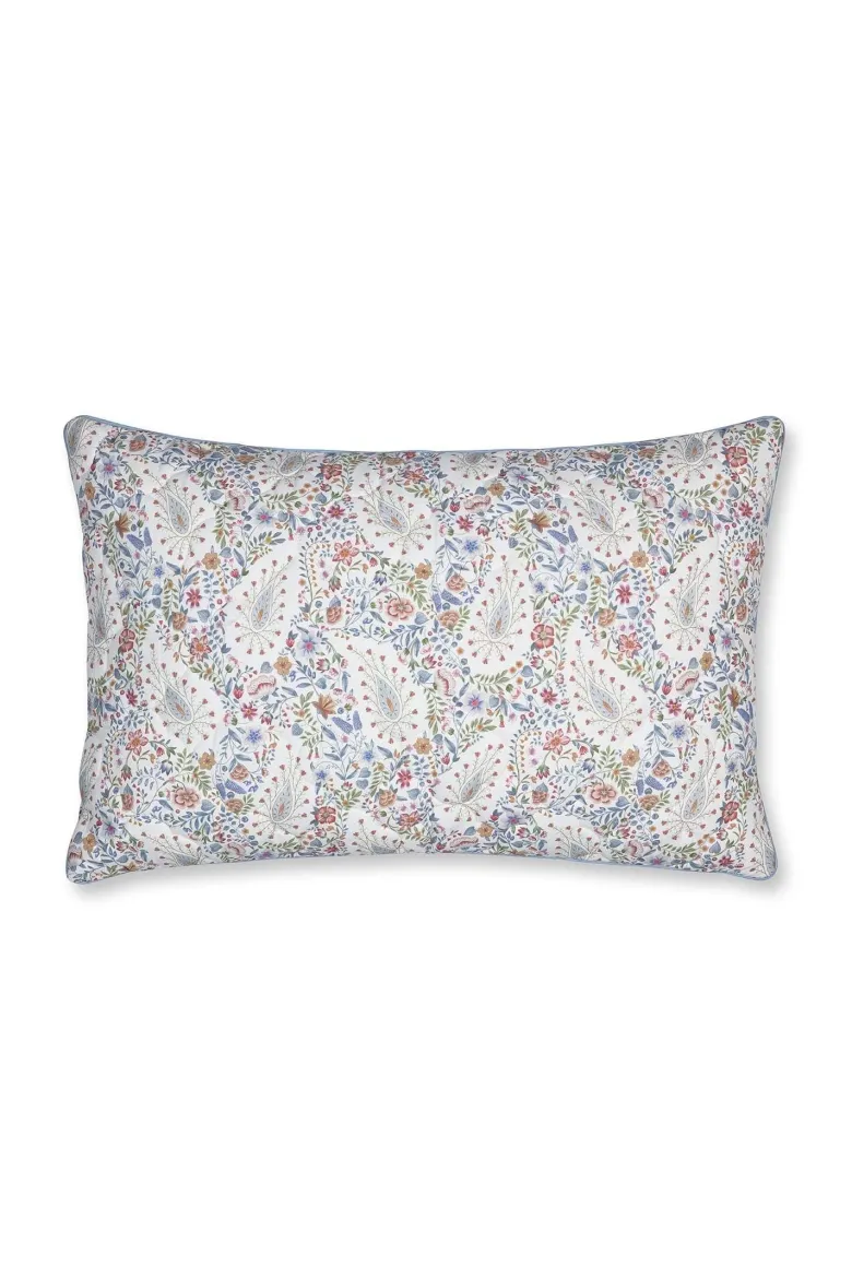 Zierkissen Quilted Kairi Bloom Hellblau