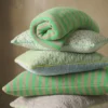 Zierkissen Quilty Dreams Blau Grün
