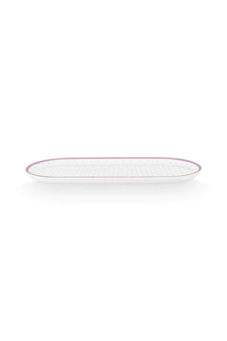 Zucker- und Milchschale Jolie Punkte Gold Rosa